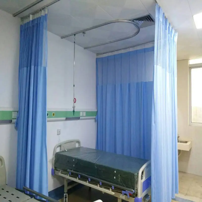 Factory Custom Cheap Hospital Cubicle Curtain Hook Top Medical Curtain For Hospital Buy