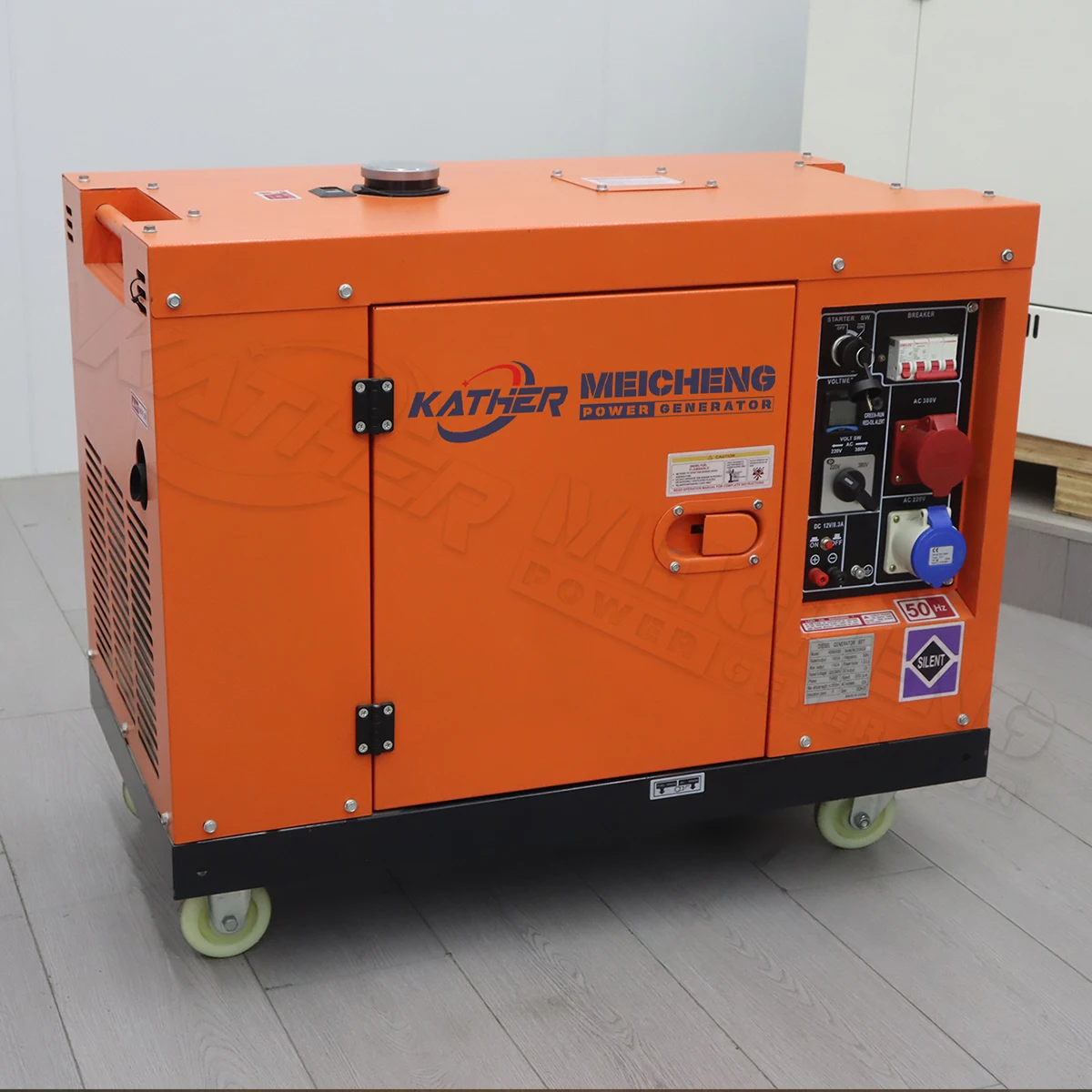8KVA 10KVA 12KVA 15KVA 18KVA 20KVA 1/3 Phase Diesel Silent Generator 50/60HZ Super Silent Twin/Four Cylinder ATS Remote Control