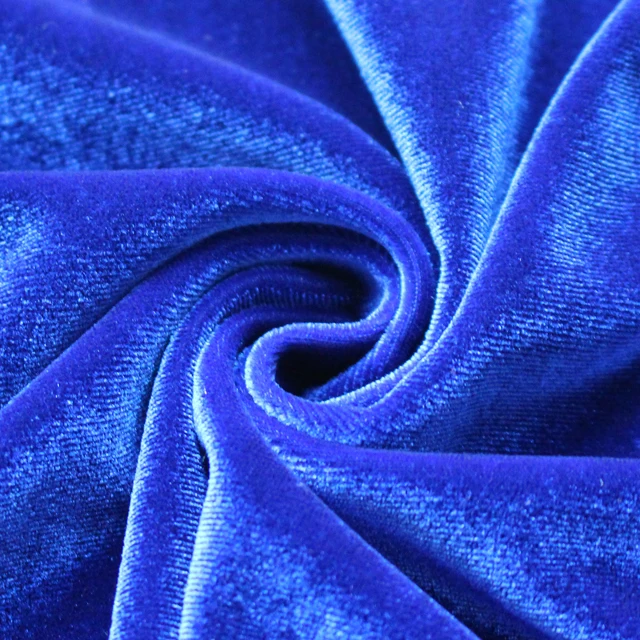 
 Золотистый цвет 93% полиэстер 7% спандекс KS бархат 4 Way Stretch корейский бархат для одежды/платье  