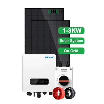 Solar Energy System 1kw 2kw 3kw 5kw 10kw 15kw 20kw On Grid Solar Home System Solar Panel Power System Price