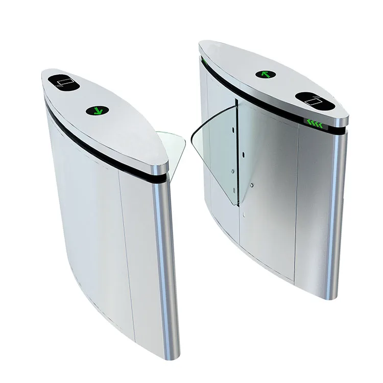 Wireless Door Access Control Rf Electronic Security Semi-Automatic Gate With Flap