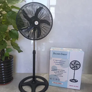 Hot Sale 18-Inch Electric Floor Fan Strong Wind Power Durable Plastic Mechanically AC for Household Use Factory Bulk Wholesale