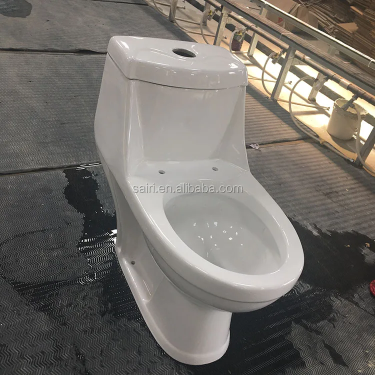 SAIRI High Quality Saudi Arabia Middle East Chaozhou Ceramic Supplier WC Sanitary Ware One Piece Toilet with Cheap Price