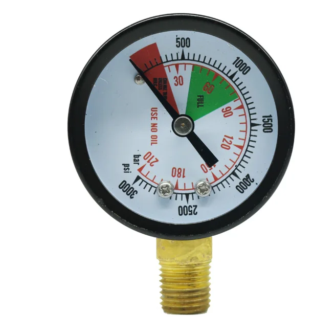 Use No Oil Pressure Gauge - Buy Differential Pressure Gauge,Hydraulic ...