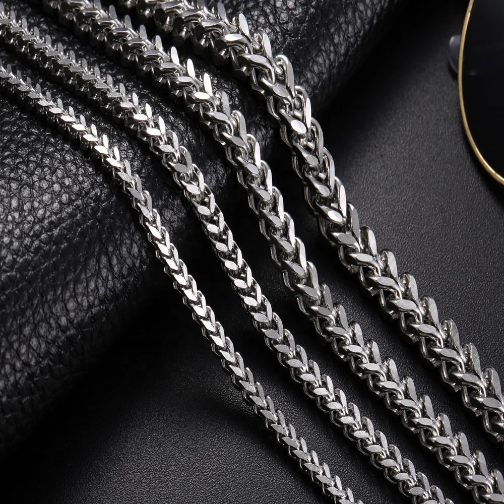 Hip Hop Stainless Steel Necklace Franco 