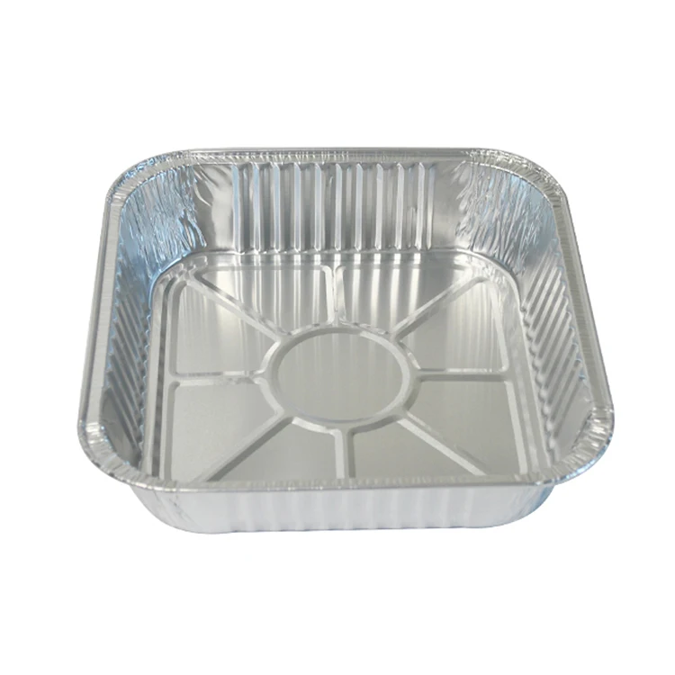 8X8 Square Aluminum Foil Food Grade Pans with Lids from China