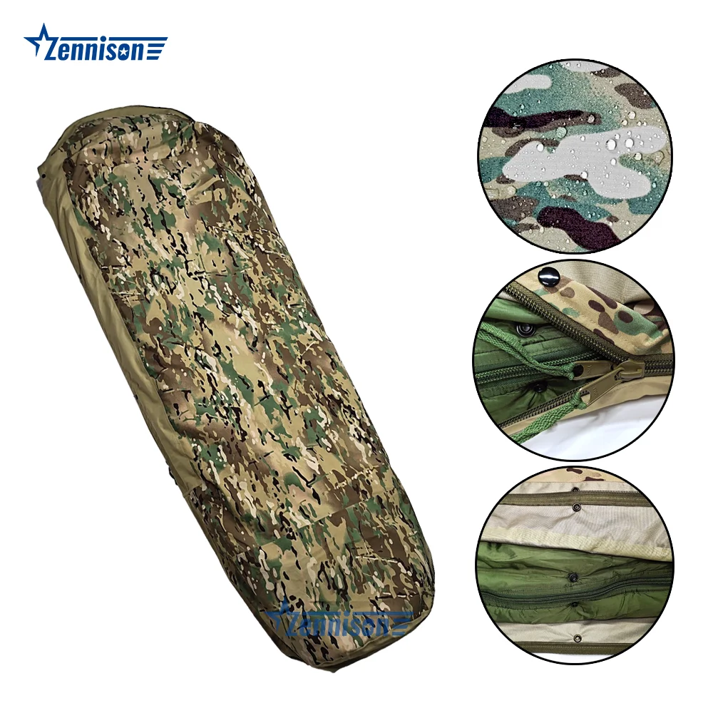 Hot!! Bivy Sacktaslan Material Waterproof 3 Layers Nylon Camouflage