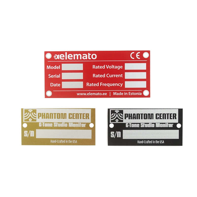 Metal Serial Number Sticker QR Code Label - Hot Selling Asset Tag