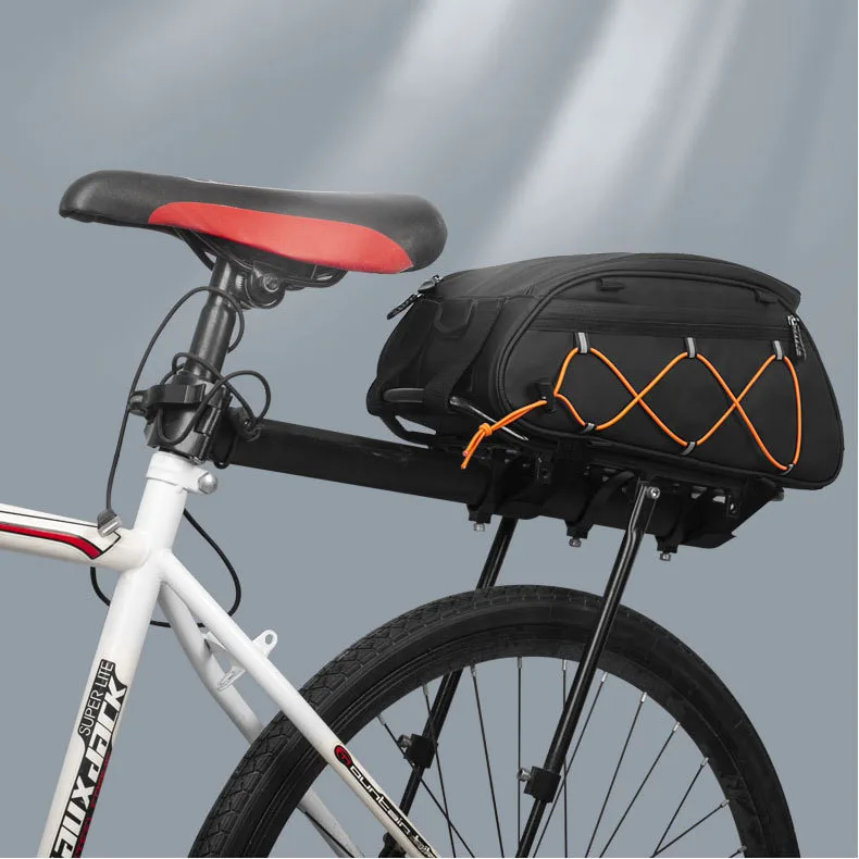 10L Waterproof Seat Bag, Rear Rack Handbag, Bicycle Shoulder Luggage Bag_voghion.com