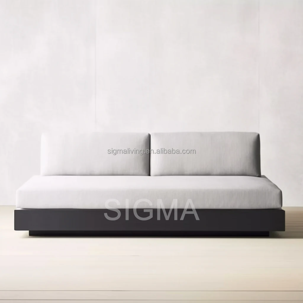 high quality new arrival patio furniture sofa aluminum garden furniture outdoor sofa set