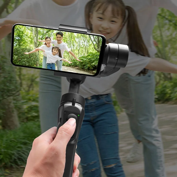 Handheld Motion Time Face Tracking Support App 3 Axis Camera Smartphone Gimbal Stabilizer