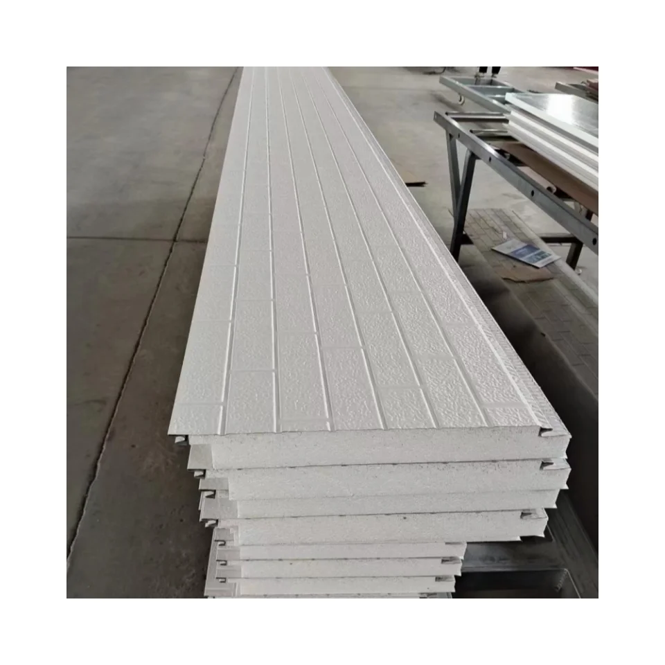 China wholesale Insulated EPS Roof Sandwich Panel Foam Sandwich Wall Panel PU Panels for Inside Outside Wall