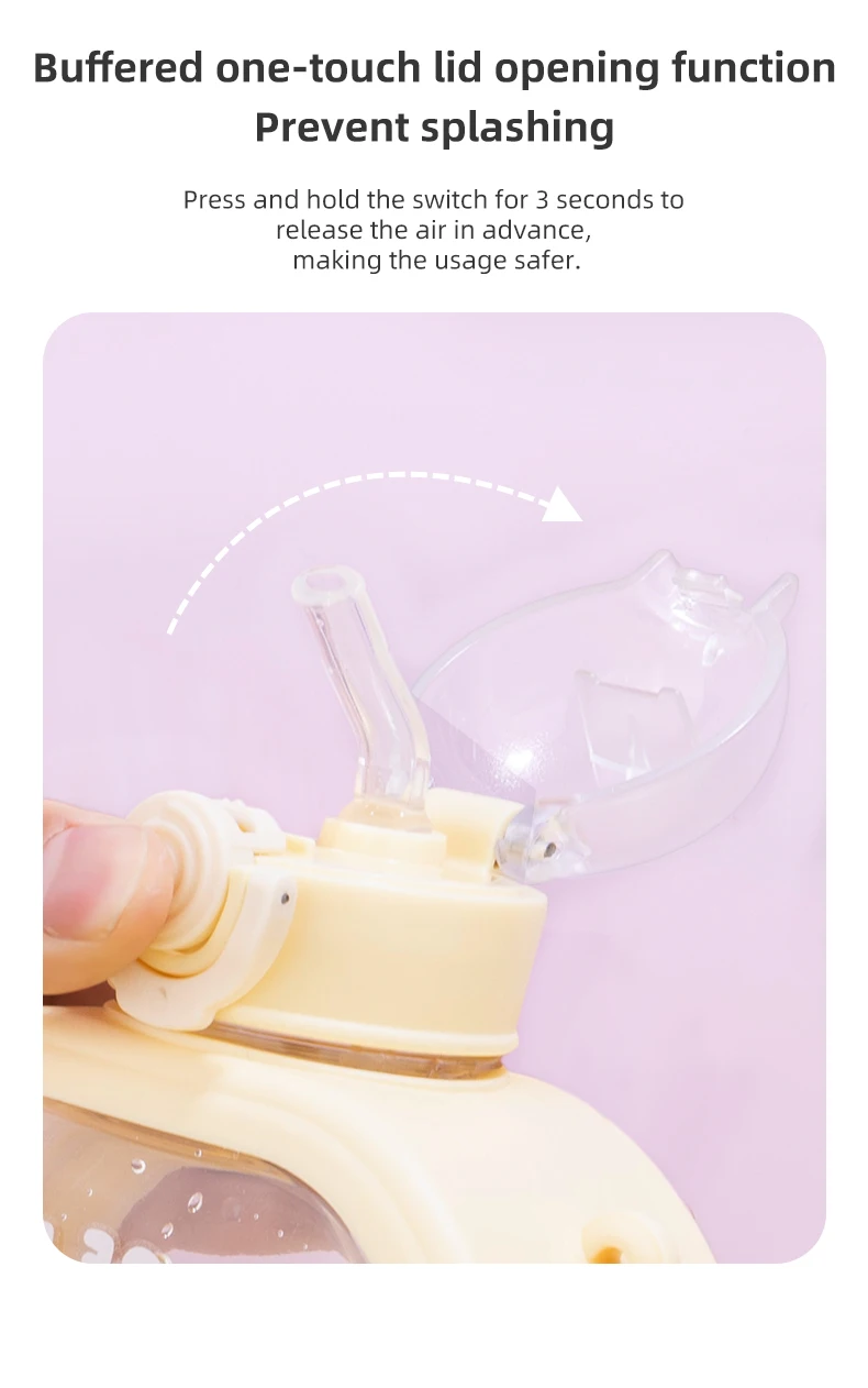 BPA-Free Large-Capacity Direct Drinking Water Bottle Children's High Value Plastic Drinkware for Outdoor Travel and School Use