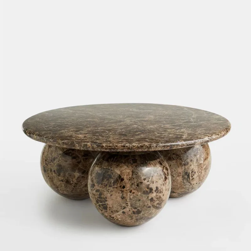 marble ball coffee table