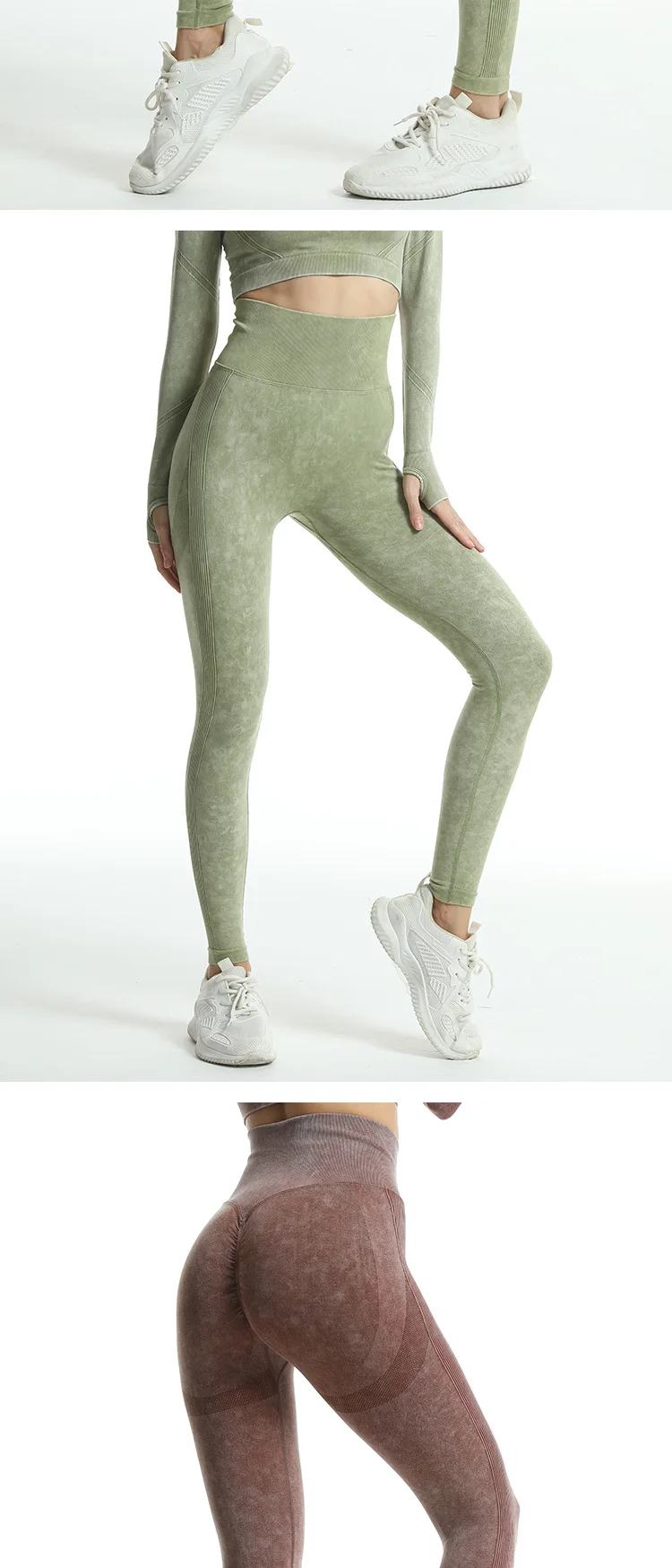 Wholesale Quick Dry Sport Girls Yoga Leggings Multi Colors Tummy ...