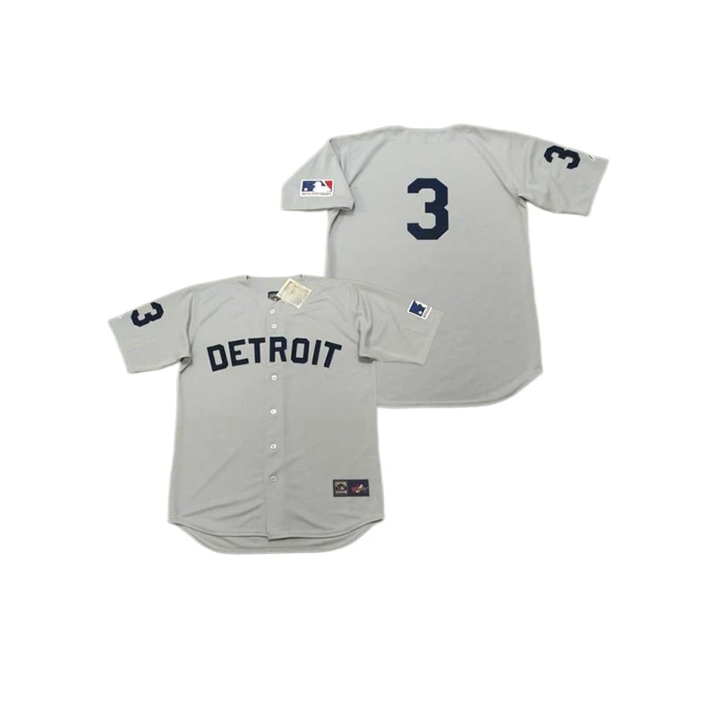 Wholesale Men's Detroit 1 BILLY MARTIN LOU WHITAKER 2 CHARLIE GEHRINGER 3  ALAN TRAMMELL DICK McAULIFFE Throwback baseball jersey Stitched From  m.