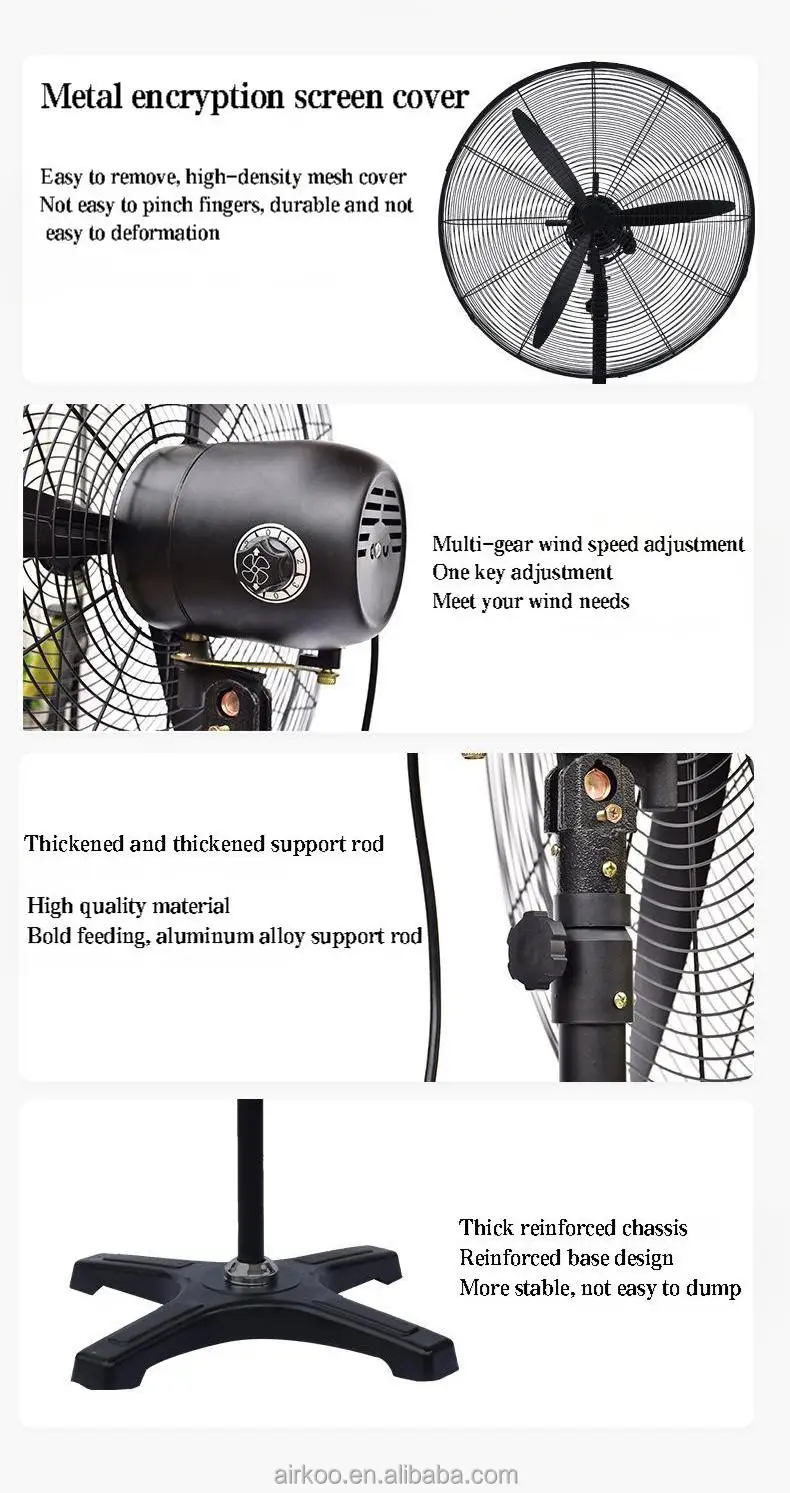 Industrial Fan, 110v/220v, 110 V, Plastic - detail 4