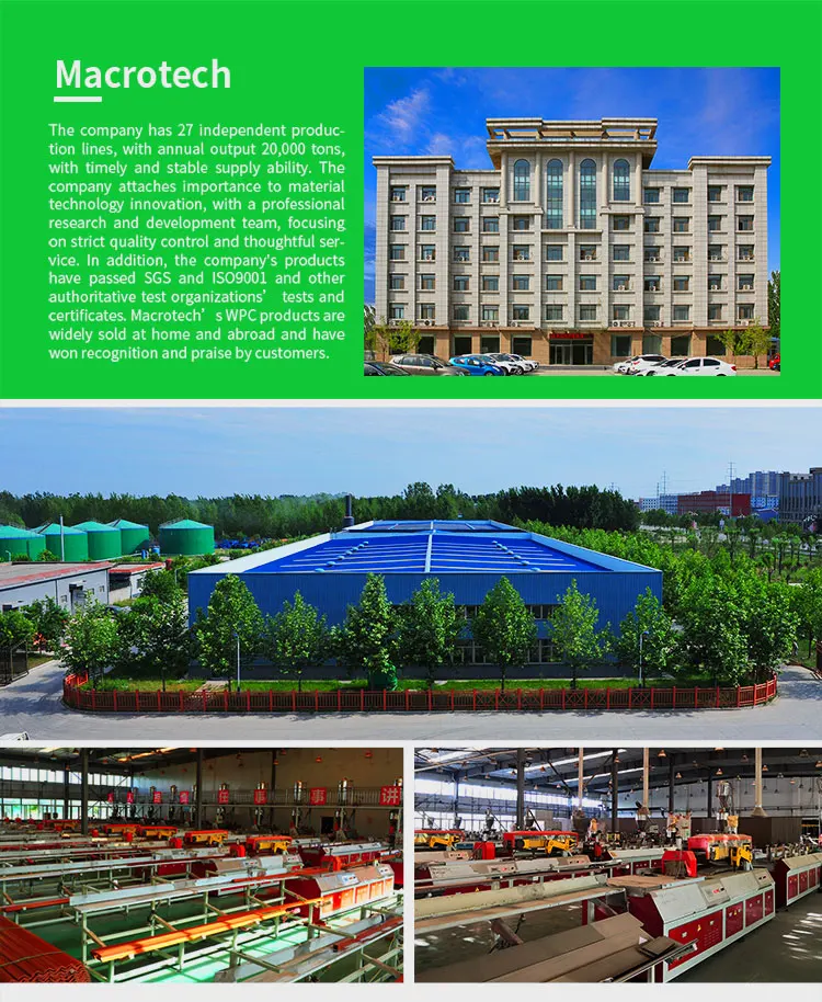 New technology deck outdoor composite woods board wpc decking