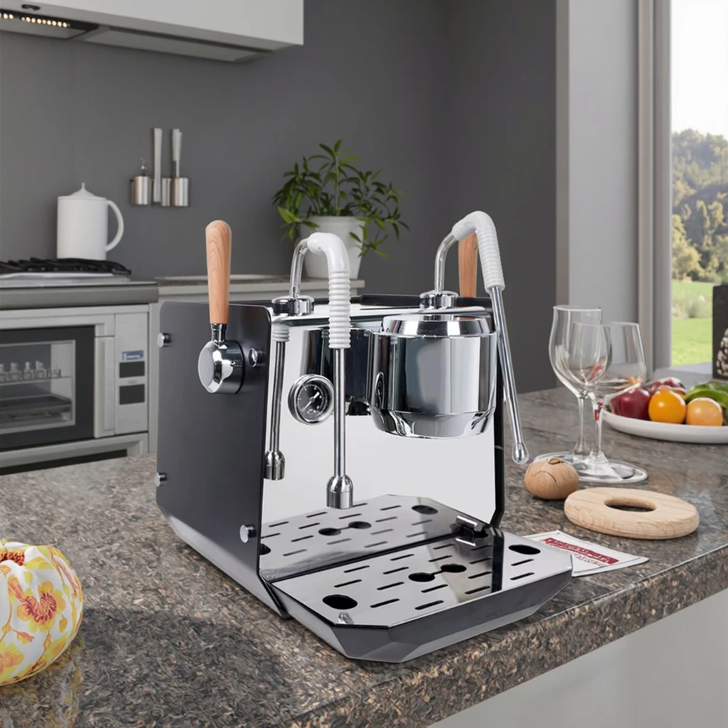 product single group cafe and home use espresso coffee machine cappuccino latte semi auto coffee maker-16