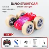 Coche acrobático de dinosaurio agrietado 828C - Rojo
