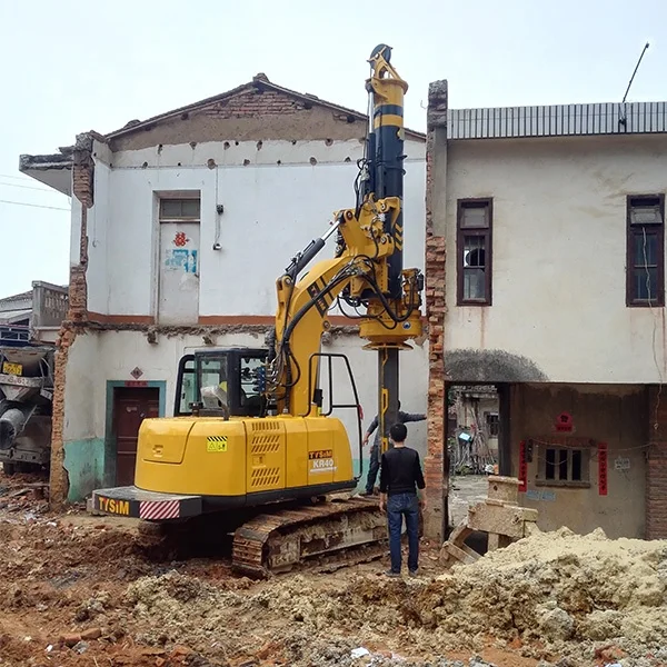 Customized Top Drive Excavator Attachment Transform It to Be Rotary Drilling Rig
