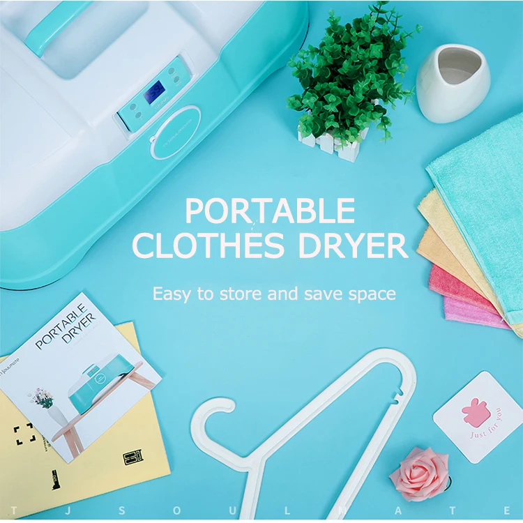 5Kg Remote Control Underwear Sportswear Shirt Automatic Mini Electric Multifunctional Compact Portable Cloth Clothes Dryer