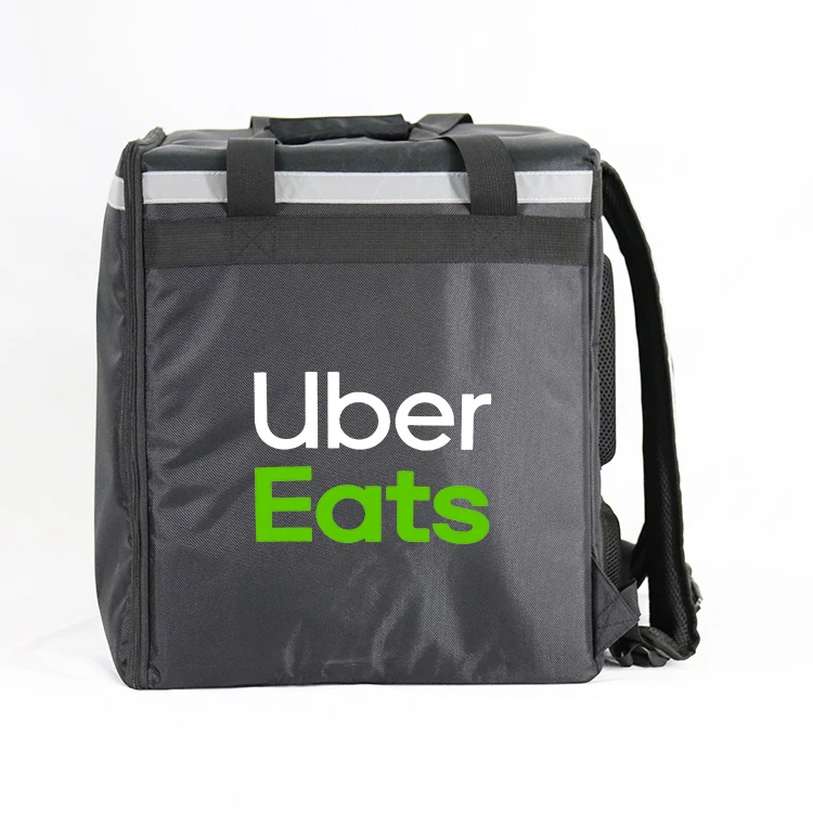 Uber Eats Large Cake Takeaway Box Freezer Backpack Fast Food Pizza 