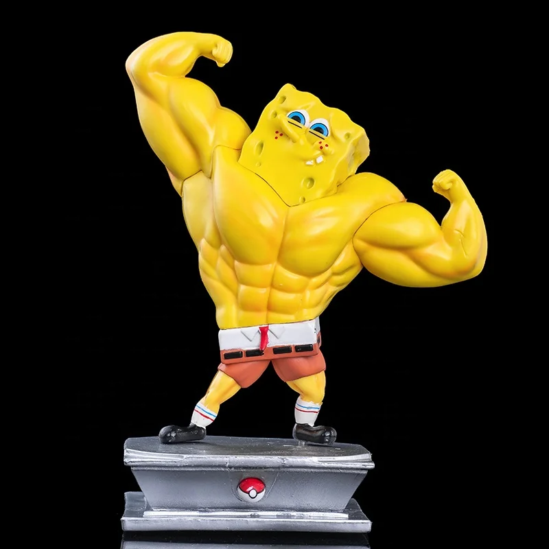 OEM Made Custom 3D Design Muscular Body Cartoon Plastic Figure Toys Factory