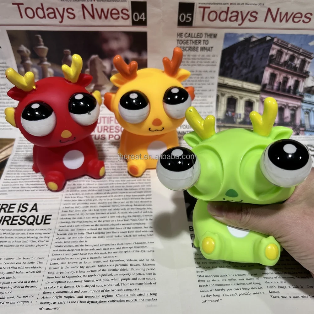 2024 New Design Prank Squeeze Animal Pop Out Eyes Turning Dragon Stress  Relief Pop Out Eye Squeeze Toys| Alibaba.com