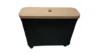 with bamboo lid handle + wheels