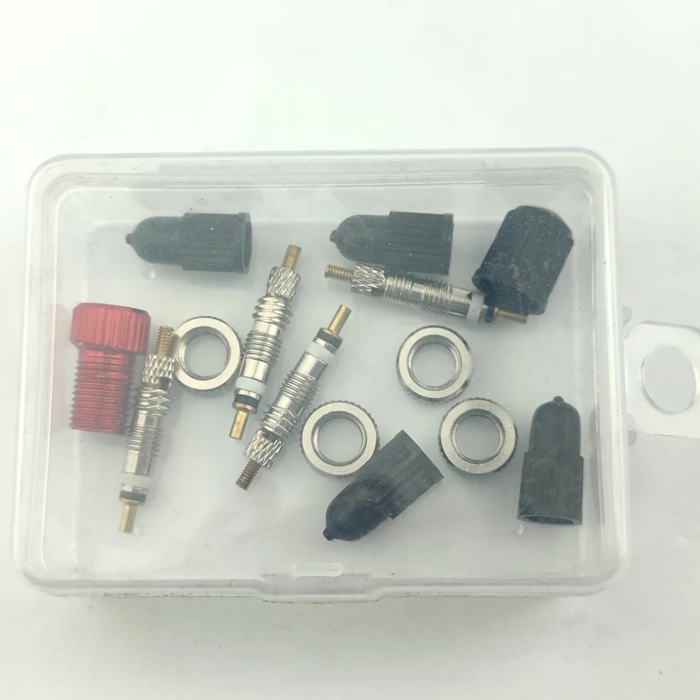 1 Набор вакуумных банок Портативный MTB велосипед ремонт шин инструментов золотник адаптер крышка