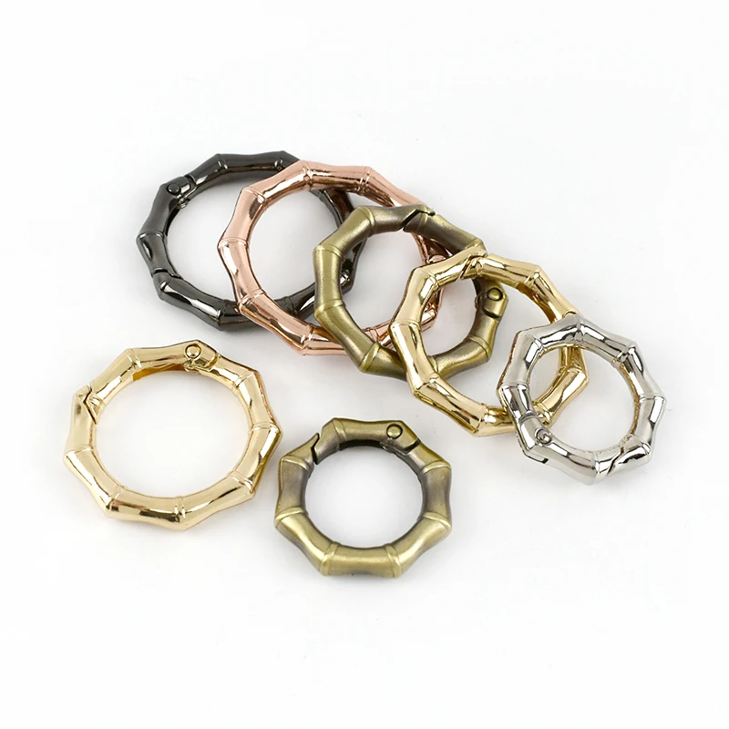 MeeTee BF734 20/25/32mm Bamboo Shape Spring O Ring Hardware