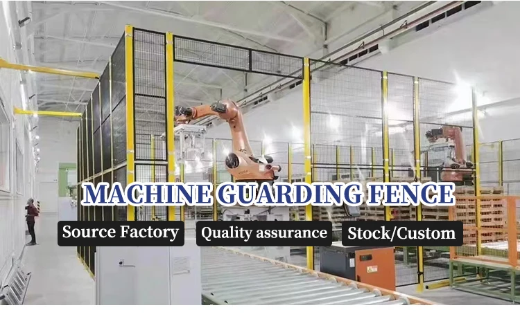 product factory direct metal robot safety wire fence mobile workshop warehouse isolation net equipment fences concerts trellis gates-1