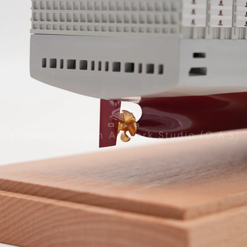 Crafted with exquisite model making techniques, our premium container carrier model perfectly presents full cargo shipment scenarios.Featuring authentic HPG branding, detailed container crane model and standard TEU specification design, it restores real port and shipping operation details with high simulation.Made of sturdy materials with fine finishing, it works great for exhibition displays, office ornaments, logistics teaching and business gifts.We provide custom logos, color customization and bulk production, delivering cost-effective high-quality models for global logistics and marine enterprises.Amber@vesselmodel.com Tel: +86 18038048785