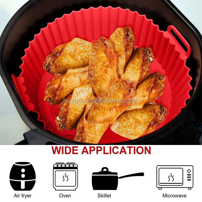 Kitchen Accessories 8 Inch Food Safe Reusable Silicone Liner Baking