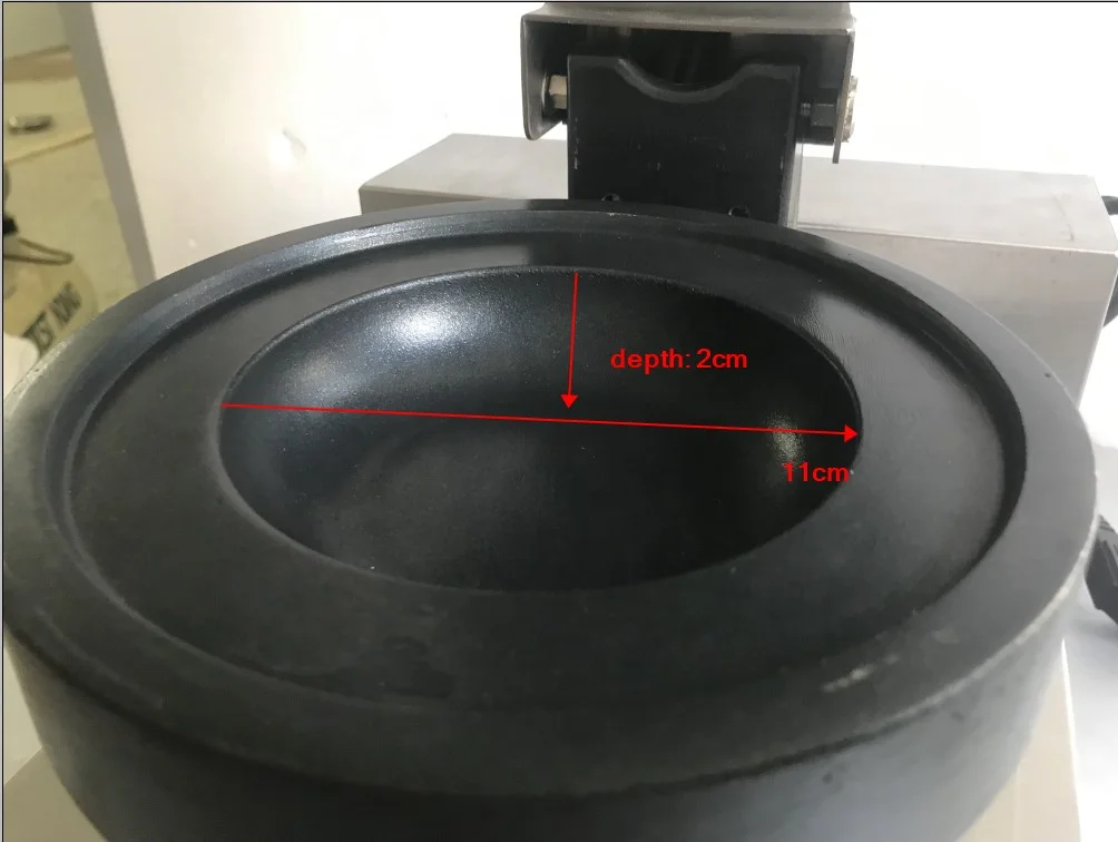 Korean UFO Burger Shape Hamburger Maker Heated Stainless Steel Press Machine for Toast Ice Cream Panini Gelato Ice Cream Burgers