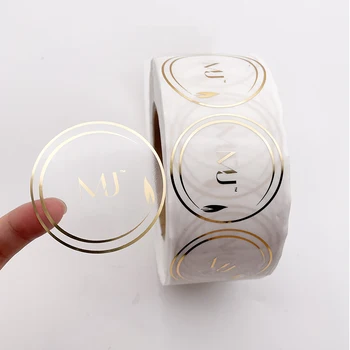 Wholesale Customized Waterproof Gold Foil On Transparent Adhesive Sticker  Cheap Sticker Labels For Clear Oval Packaging From Crkitchen, $80.41
