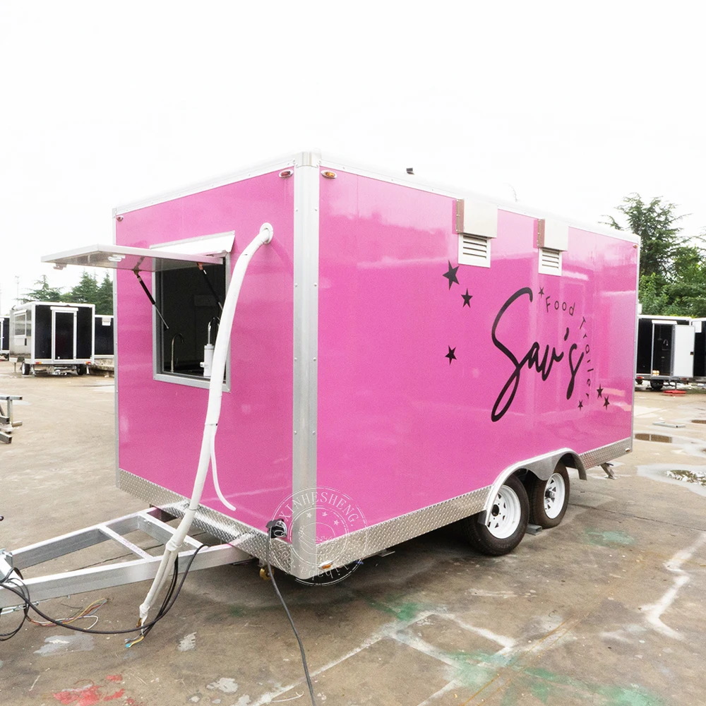 Approved 12ft Food Trailer Concession Trailer Mobile Food Trailer With