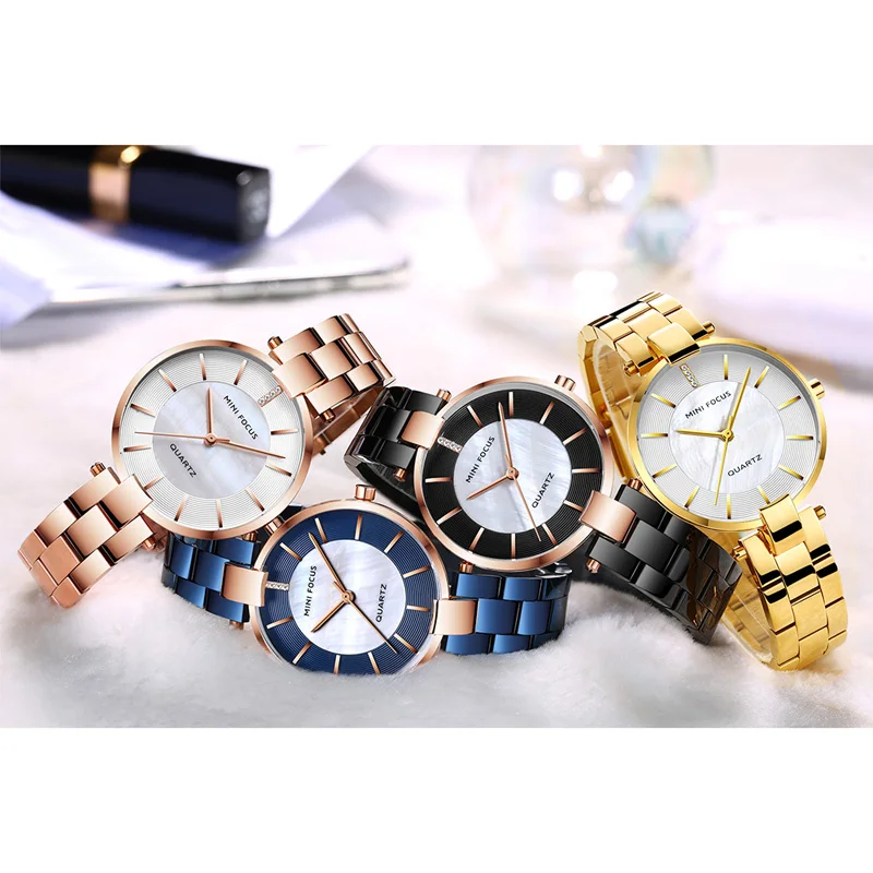 Customised Keep in Touch Quartz Watch Date Week Ladies Wristwatch Waterproof Silver Casual Watches His and Her Watch