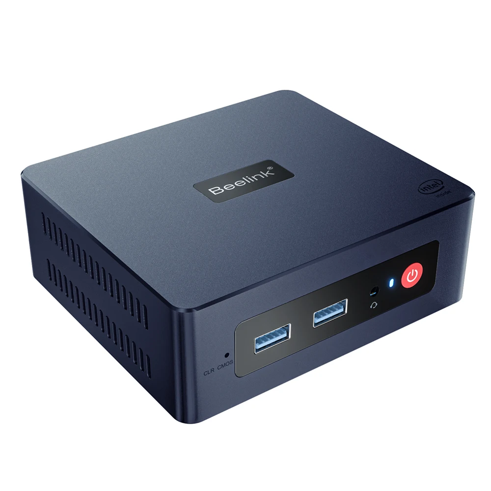 Top 10 Beelink Mini S Intel N5095 8G 256G Mini PC Wins10 OS SATA SSD Storage Industrial Computer with Dual Screen display MiniS