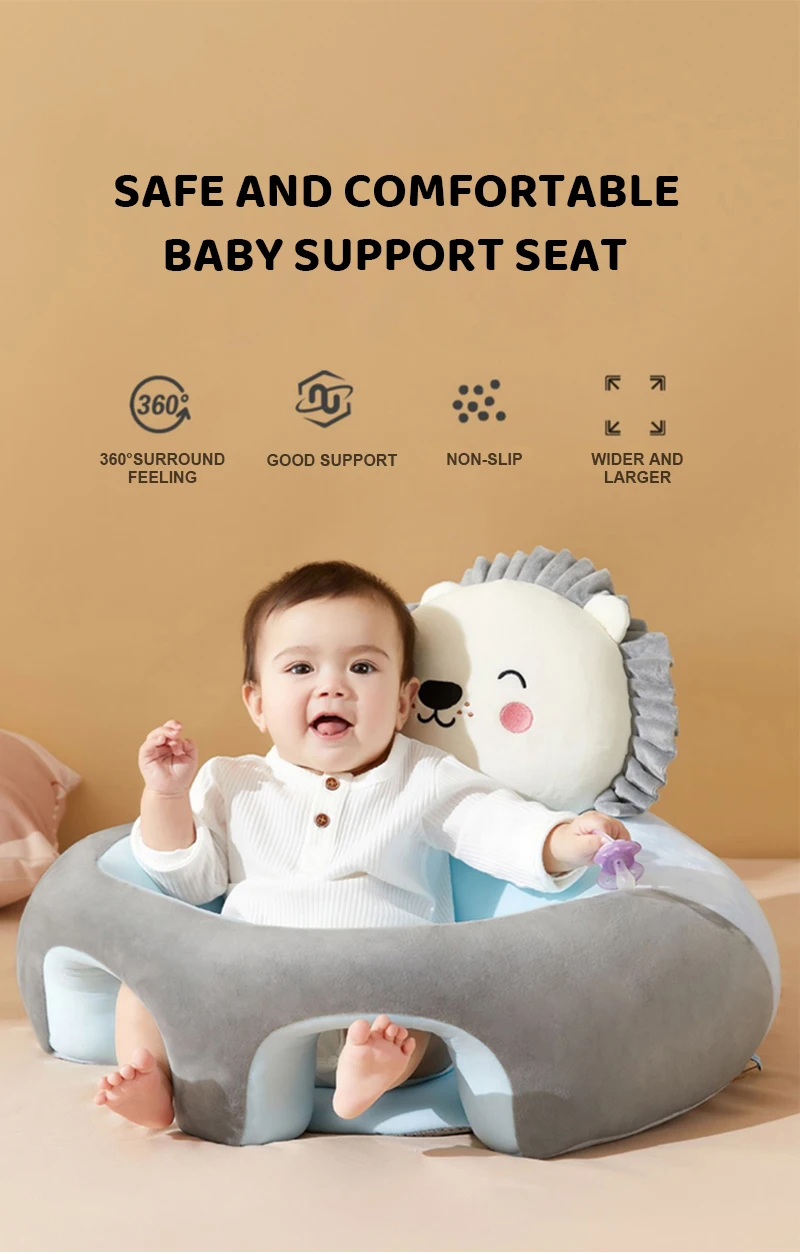 Custom Baby Sitting Trainer Sofa Seat Baby Floor Sitting Sofa Rabbit