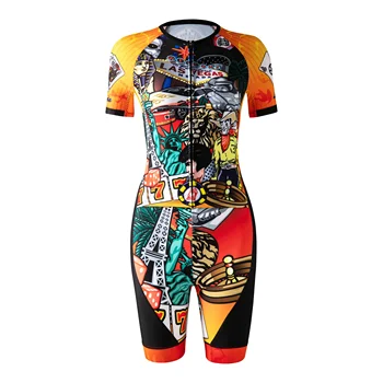 High Quality OEM Sublimation Printing Customized Full Zipper Men and Women's Clothes Triathlon Wet Bodysuits