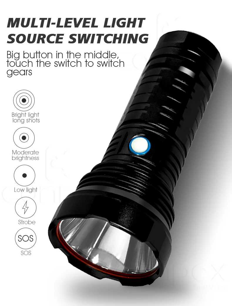 360light Hand LED Torch Light, Outdoor