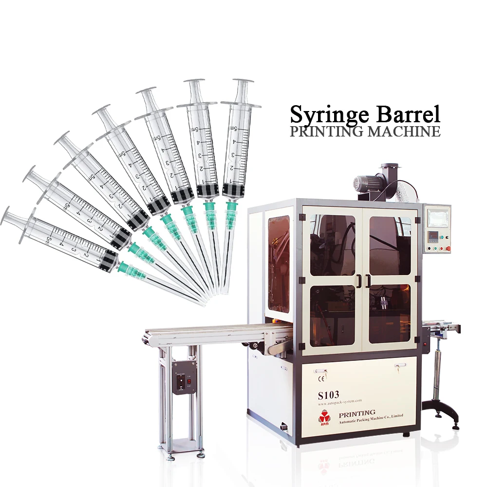 High Speed Plastic Tube Printing Machine Syringe Barrel  Screen Printing Machine Automatic