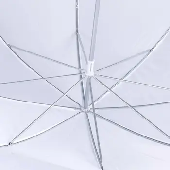 Neewer 33"/84cm White Translucent Professional Reflector Umbrella for Photography Studio Light Flash With Nylon Material detail image