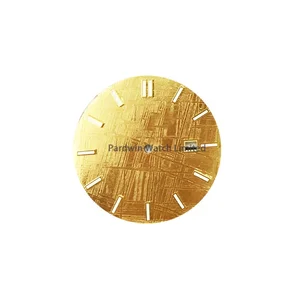 Custom Made OEM Brand Wrist Watch Meteorite Dial with Golden BGW9 Luminous Markers