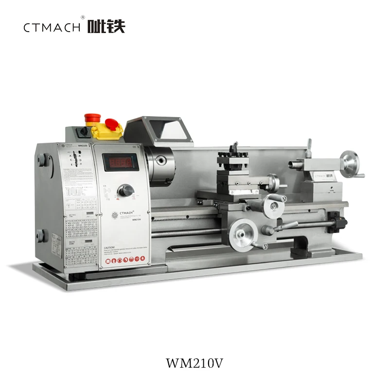 WM210V 小型ベンチ旋盤 新品・400mm旋削長・1.5年保証付き