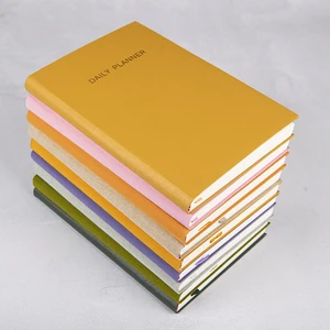 Custom A5 Notebook with New Design Soft Linen Cover Leather Binding-NEW DESIGN SOFT LINEN COVER PLANNER DAIRY JOURNAL