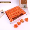Rose de cristal orange