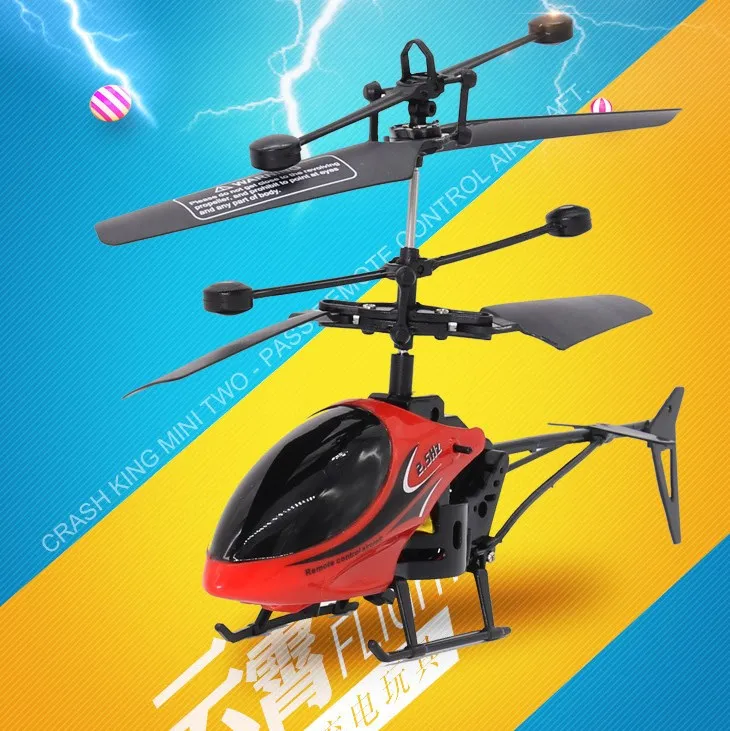RC mini helicopter model with color light Remote Control flying toy plane easy to fly mini rc helicopter